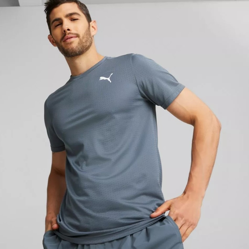 Puma мъжка тениска в сив цвят