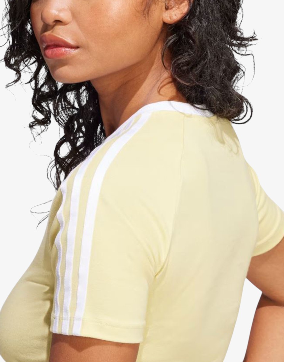 ADIDAS 3-Stripes Baby Tee Yellow