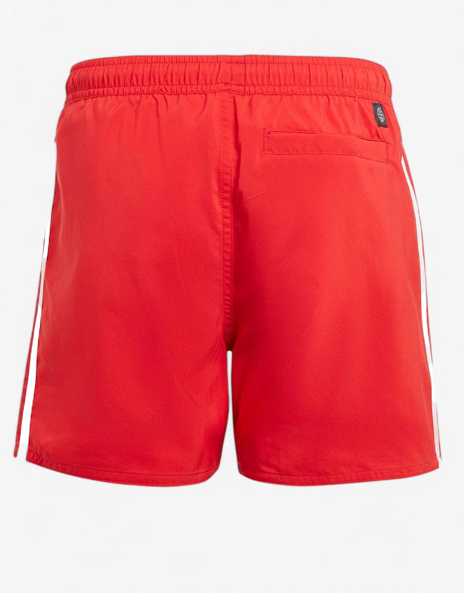 ADIDAS 3-Stripes Swim Shorts Red
