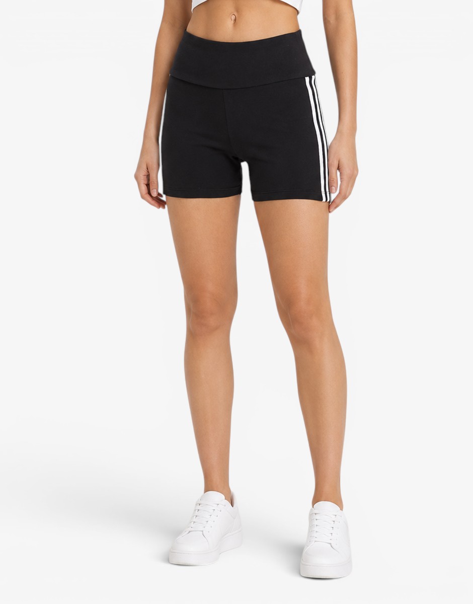 ADIDAS Adicolor 3-Stripes 1/4 Leggings Black