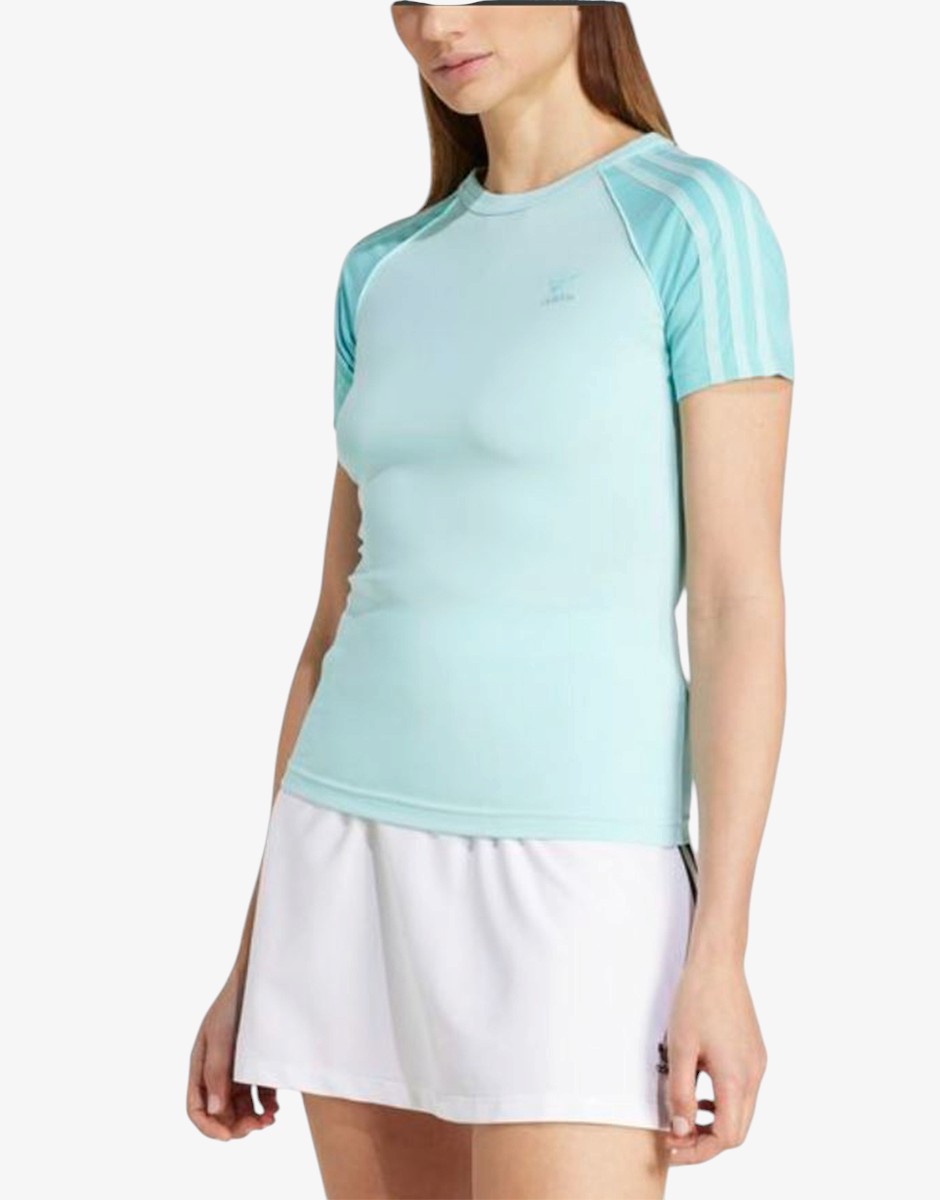 ADIDAS Adicolor 3-Stripes Raglan Slim Tee Blue · JD0833 · размер L