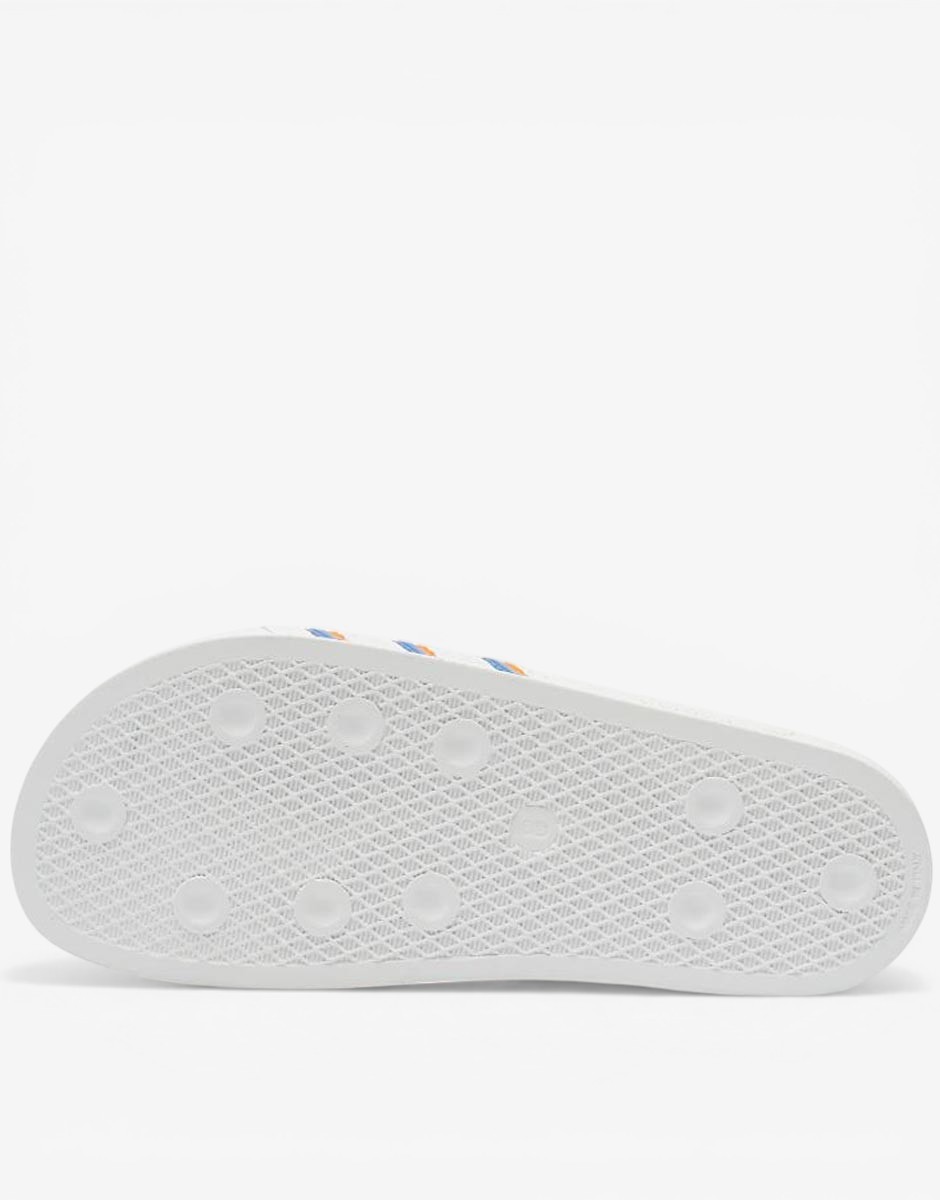 ADIDAS Adilette Slippers White/Blue/Red