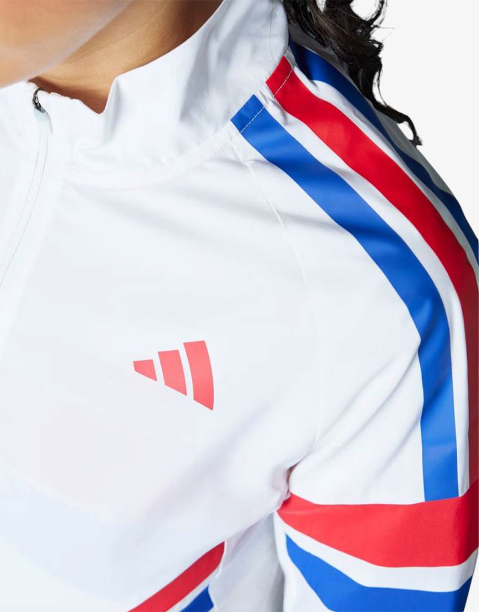 ADIDAS Adizero Retro Running Jacket White/Multicolor