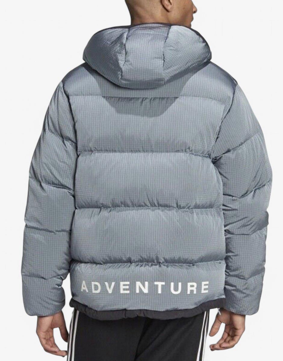ADIDAS Adventure Down Puffer Jacket Grey