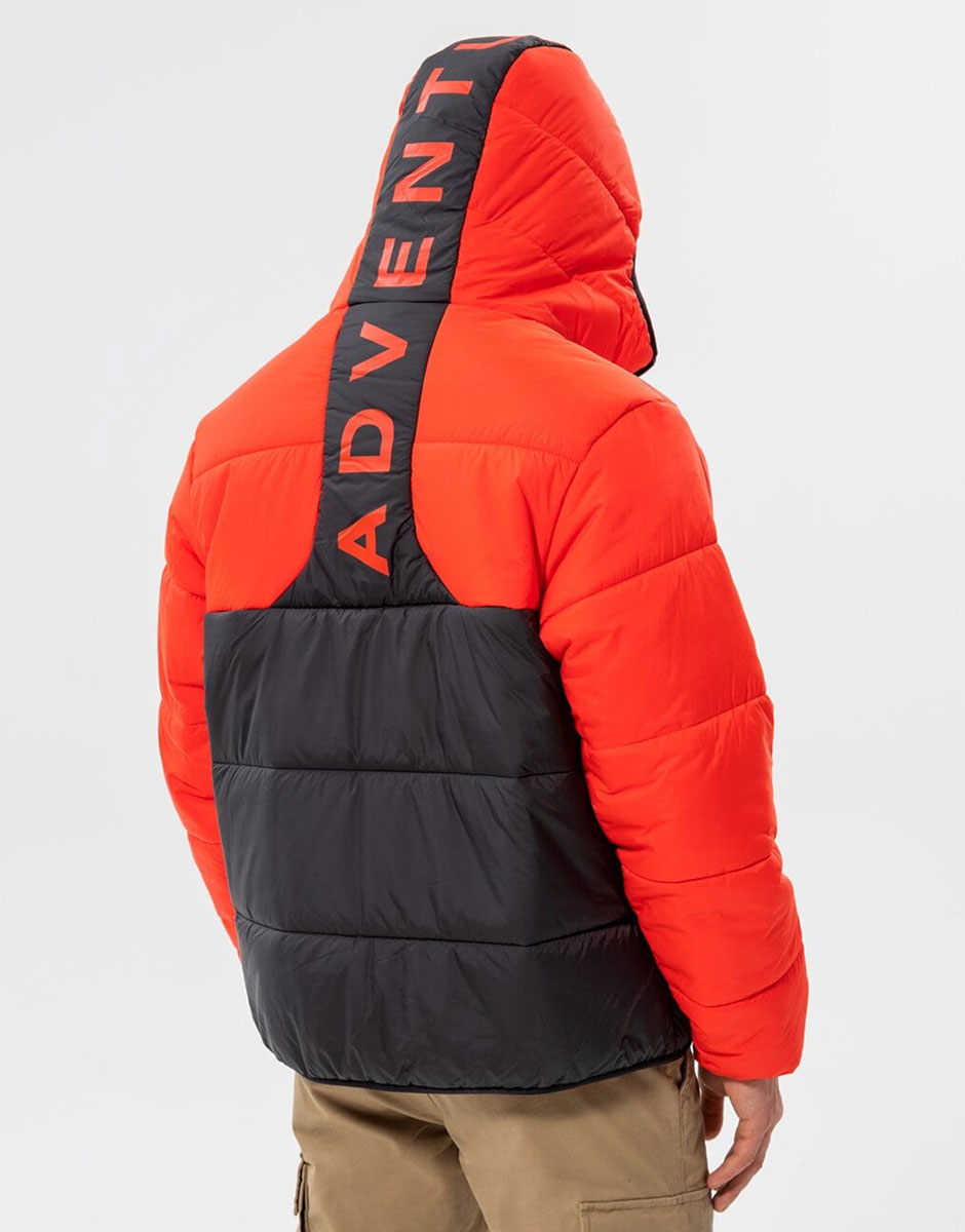 ADIDAS Adventure Puffer Jacket Red/Black