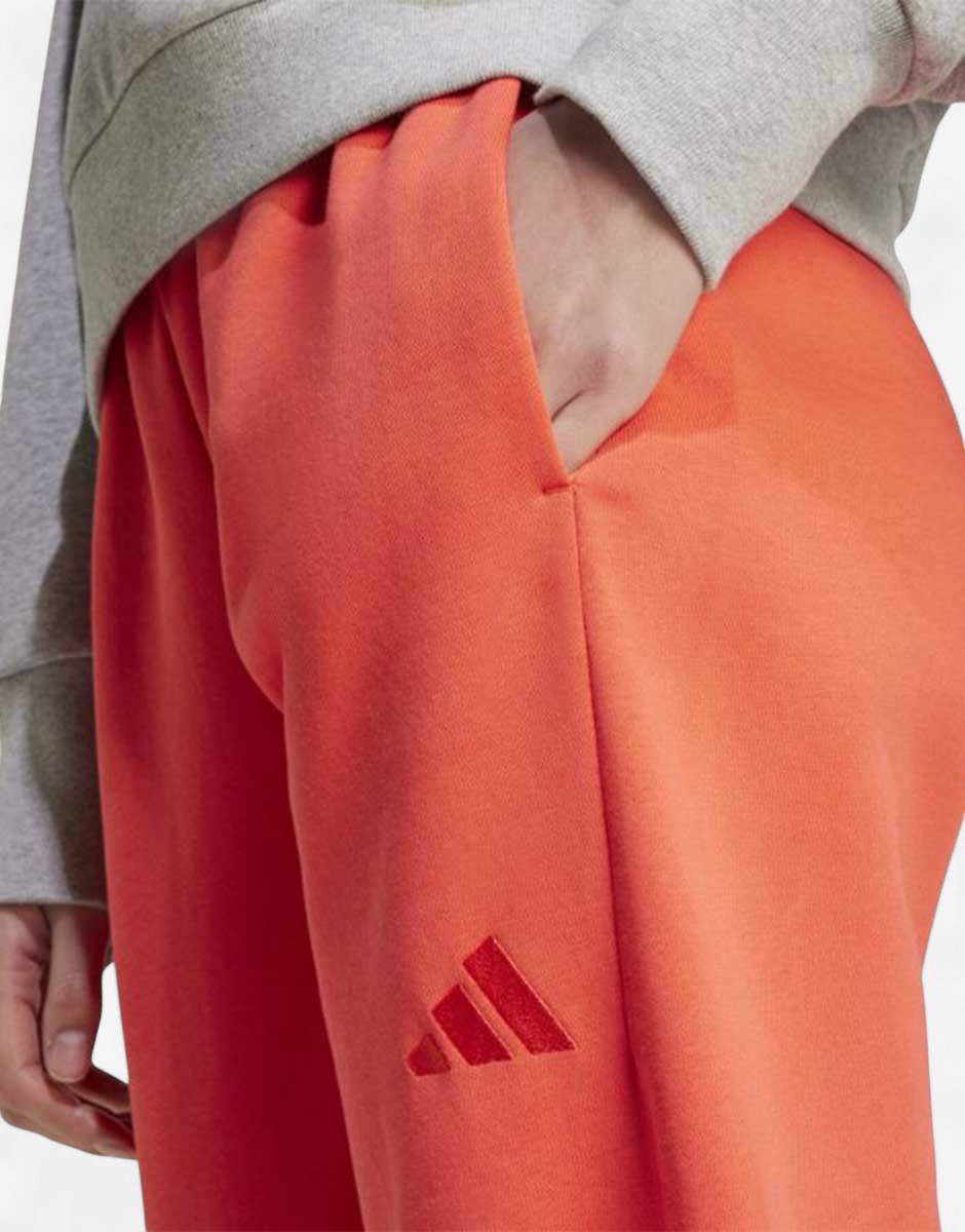 ADIDAS All Seasons Fleece Graphic Pants Red