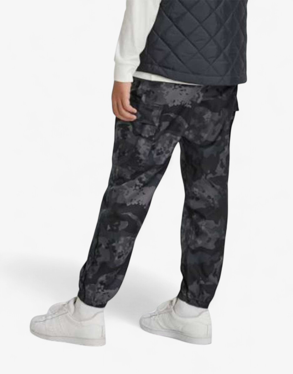 ADIDAS Allover Print Cargo Pants Grey/Black