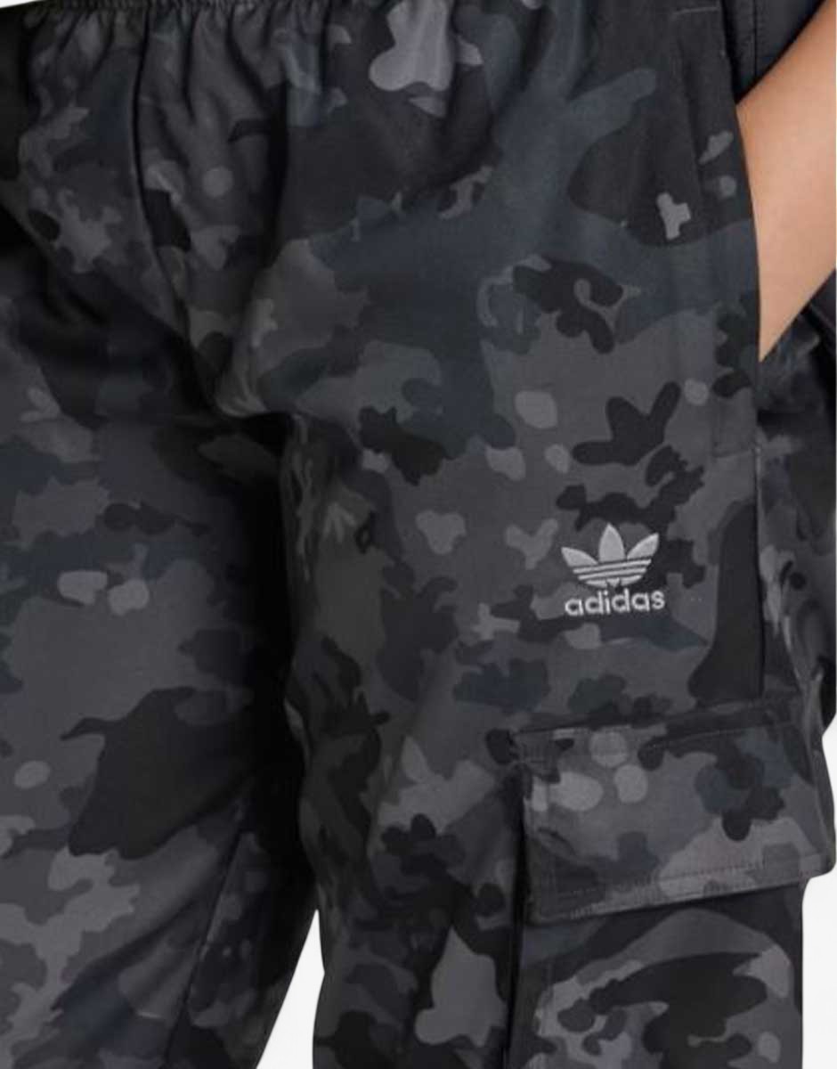 ADIDAS Allover Print Cargo Pants Grey/Black