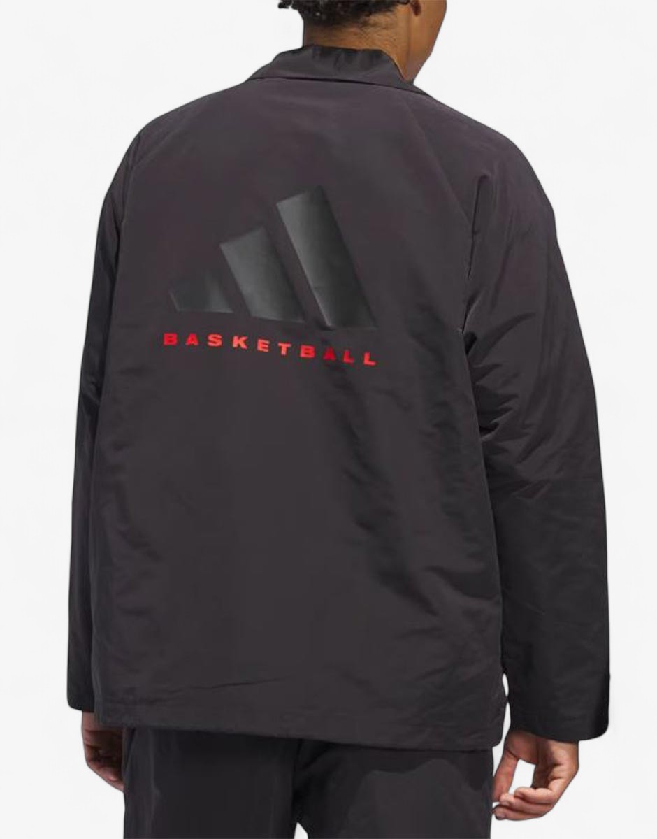 ADIDAS Basketball Coach Jacket Black