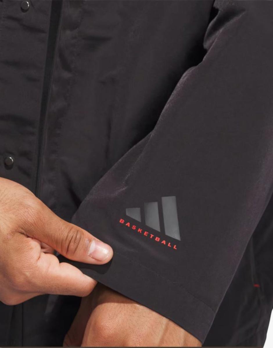 ADIDAS Basketball Coach Jacket Black