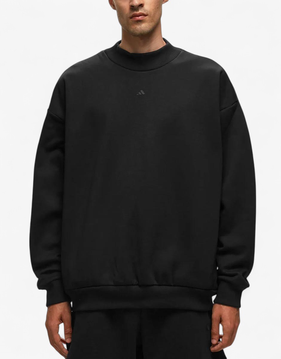 ADIDAS Basketball Crew Sweatshirt Black