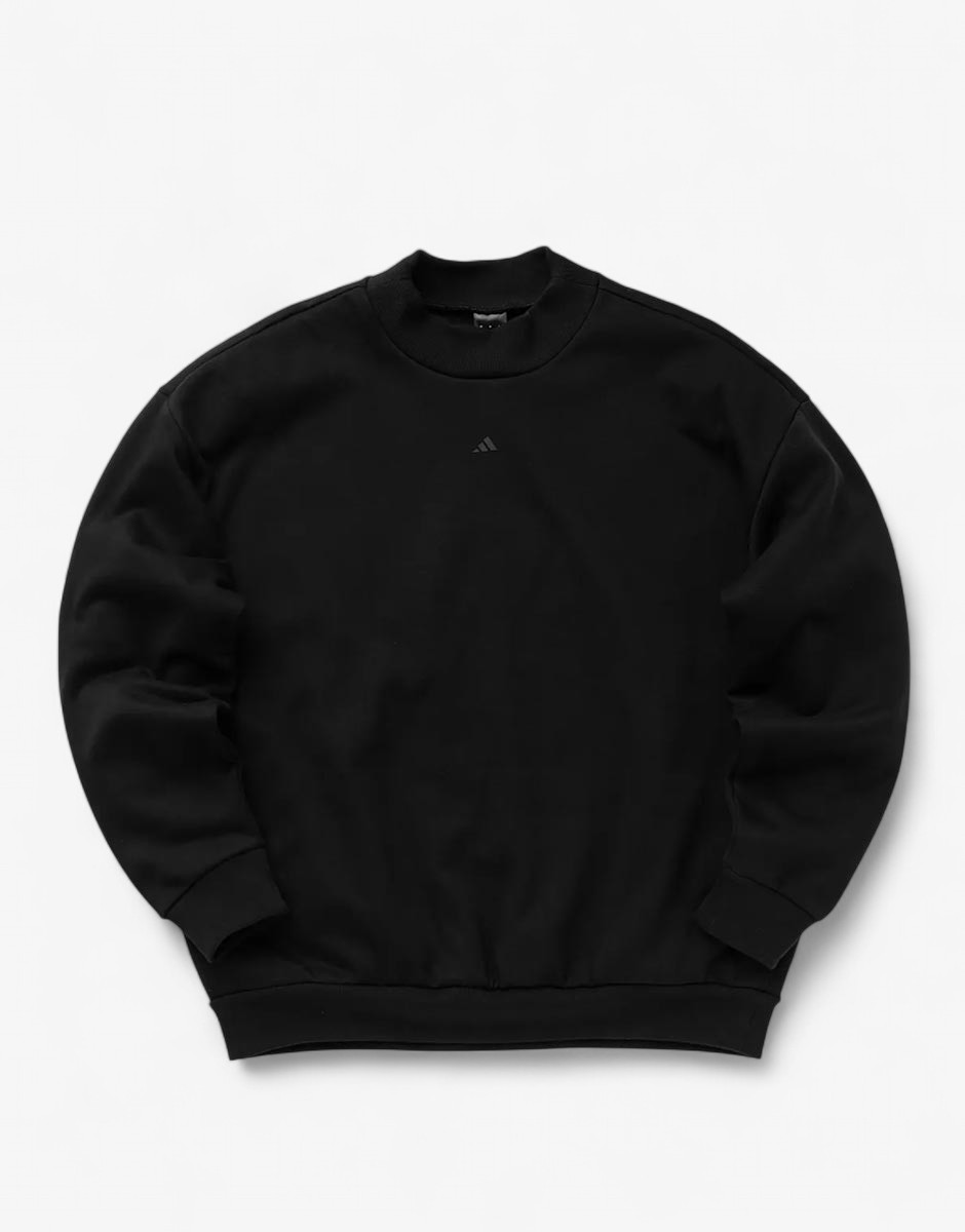 ADIDAS Basketball Crew Sweatshirt Black
