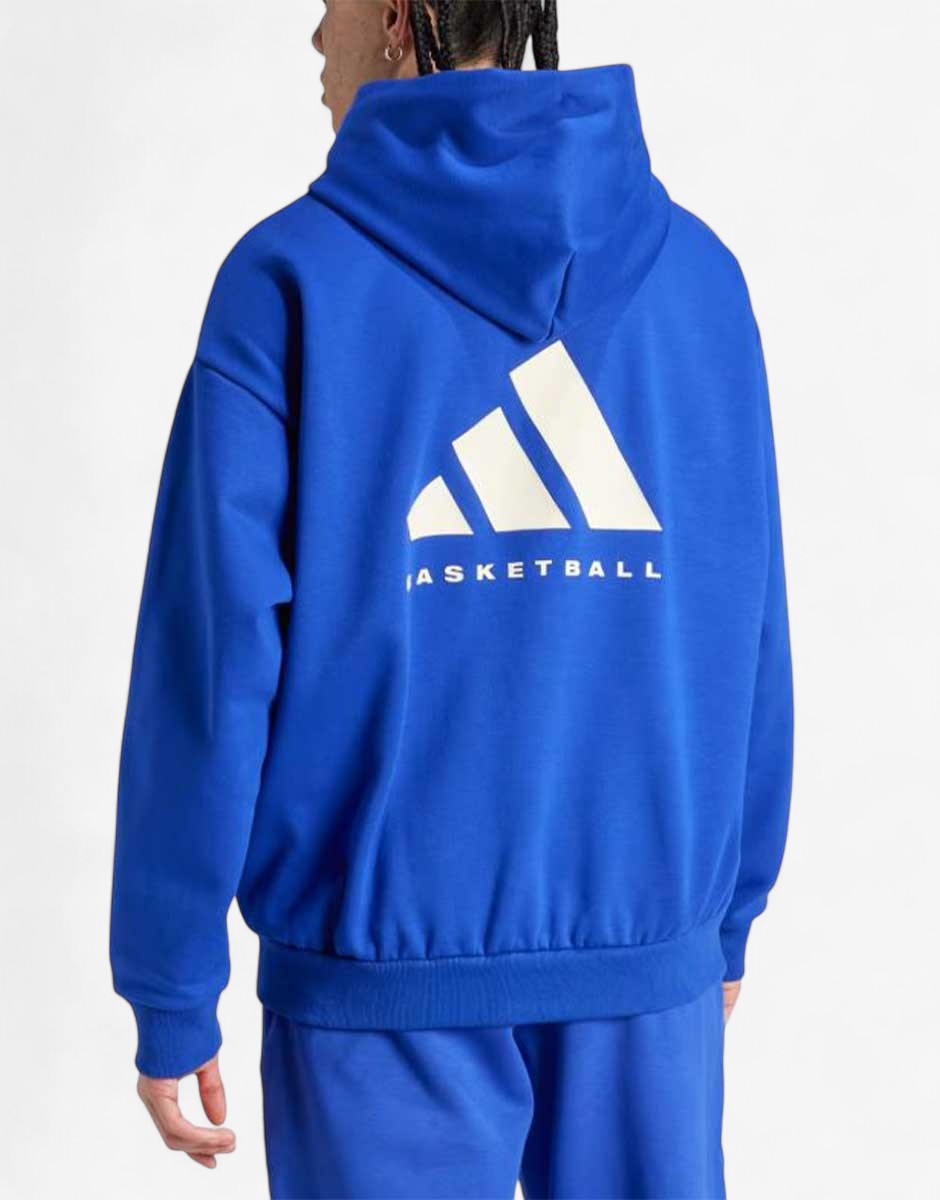 ADIDAS Basketball Hoodie Blue