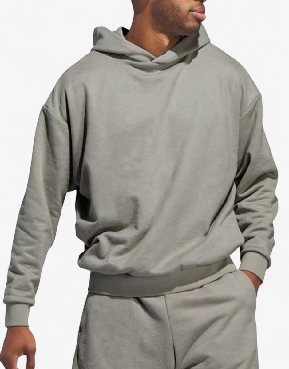 ADIDAS Basketball Sueded Hoodie Beige