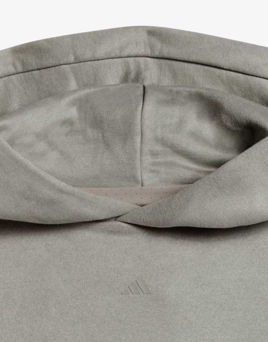ADIDAS Basketball Sueded Hoodie Beige