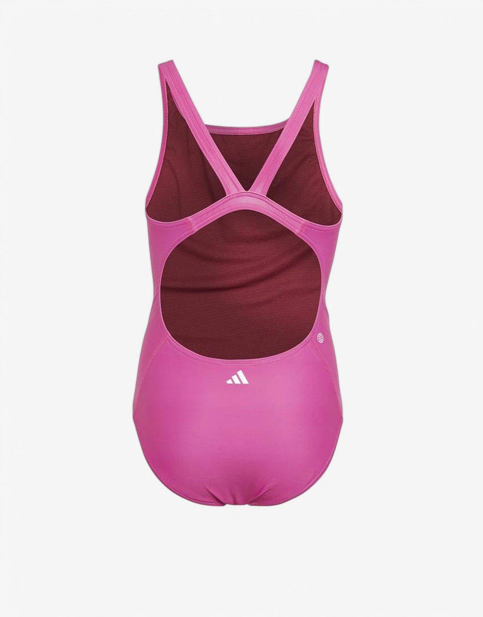 ADIDAS Big Bars Logo Swimsuit Pink