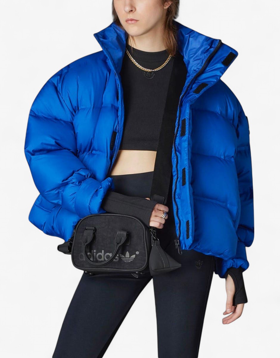 ADIDAS Blue Version Oversized Down Puffer Jacket Blue
