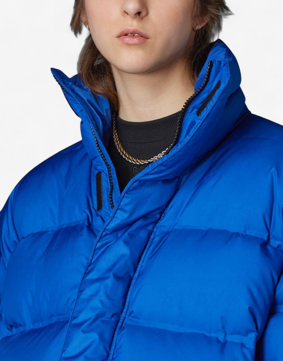 ADIDAS Blue Version Oversized Down Puffer Jacket Blue