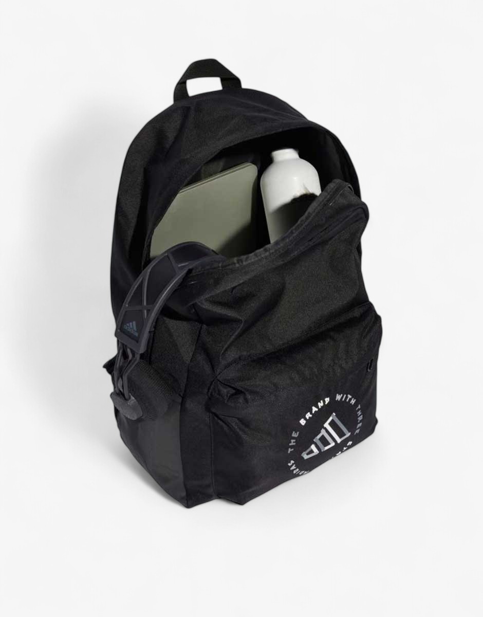 ADIDAS Classic Print Backpack Black