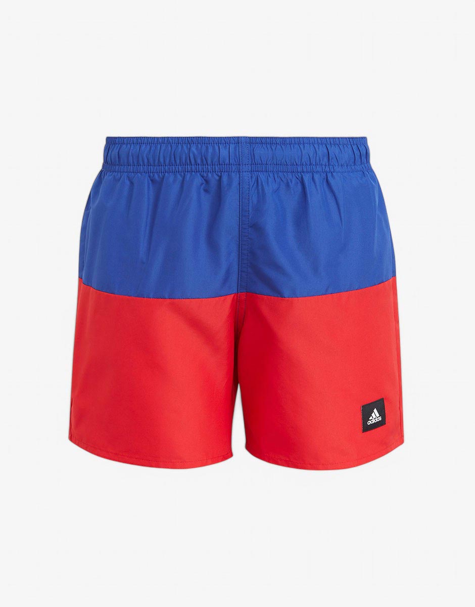ADIDAS Colorblock Swim Shorts Red/Blue