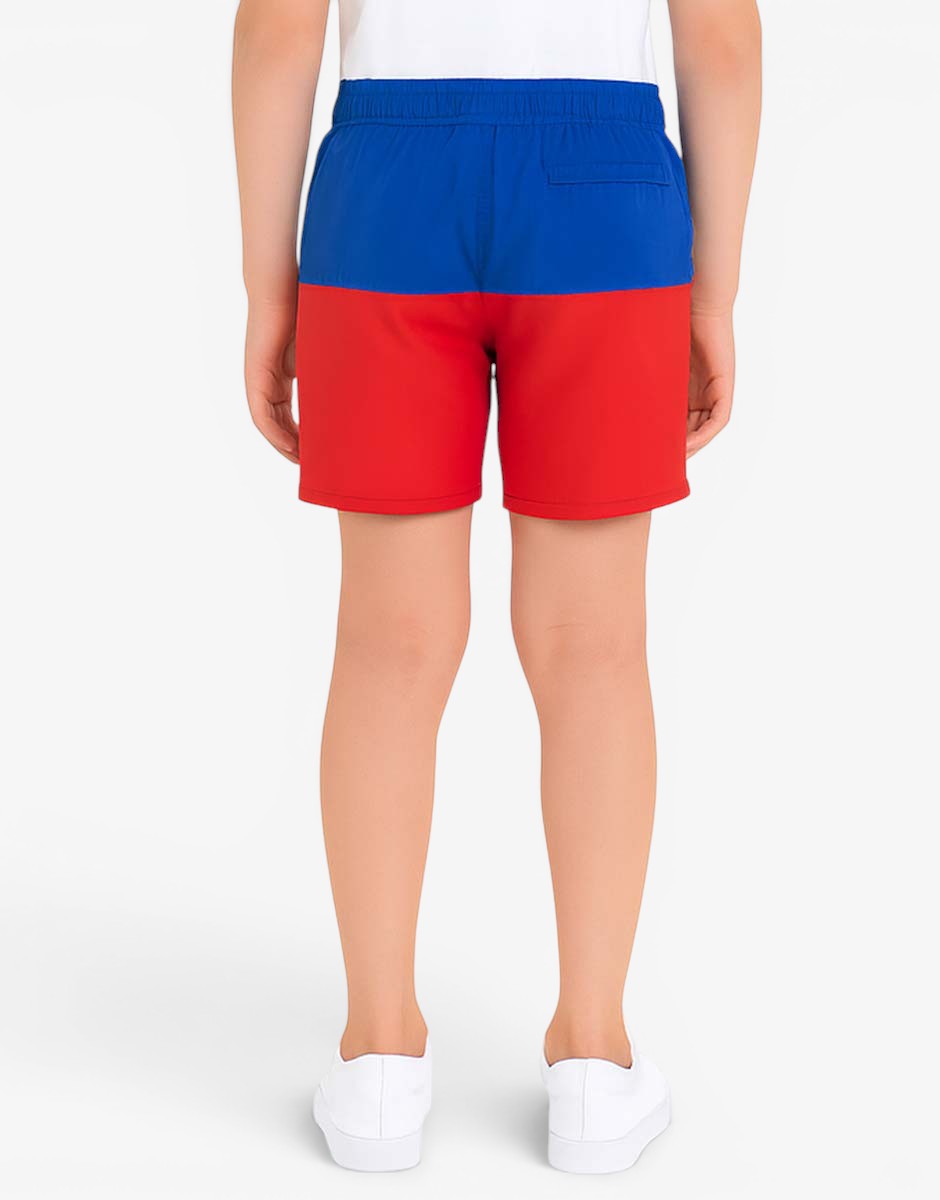 Adidas Colorblock Swim Shorts Red/Blue