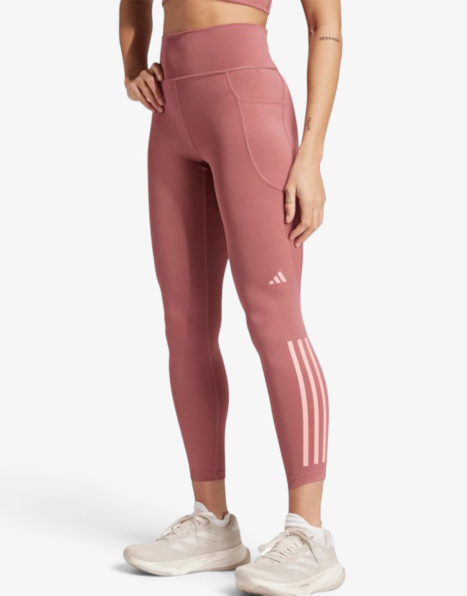ADIDAS Dailyrun 3-Stripes 7/8 Leggings Pink