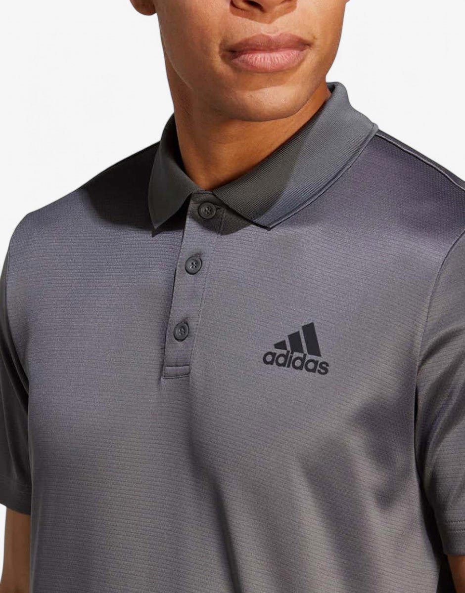 ADIDAS Designed To Move 3-Stripes Polo Grey