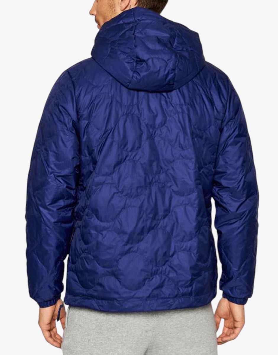ADIDAS Down Quilt Half Zip Jacket Blue