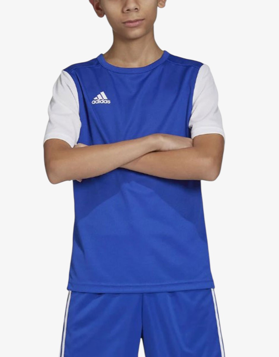 ADIDAS Estro 19 Football Tee Blue