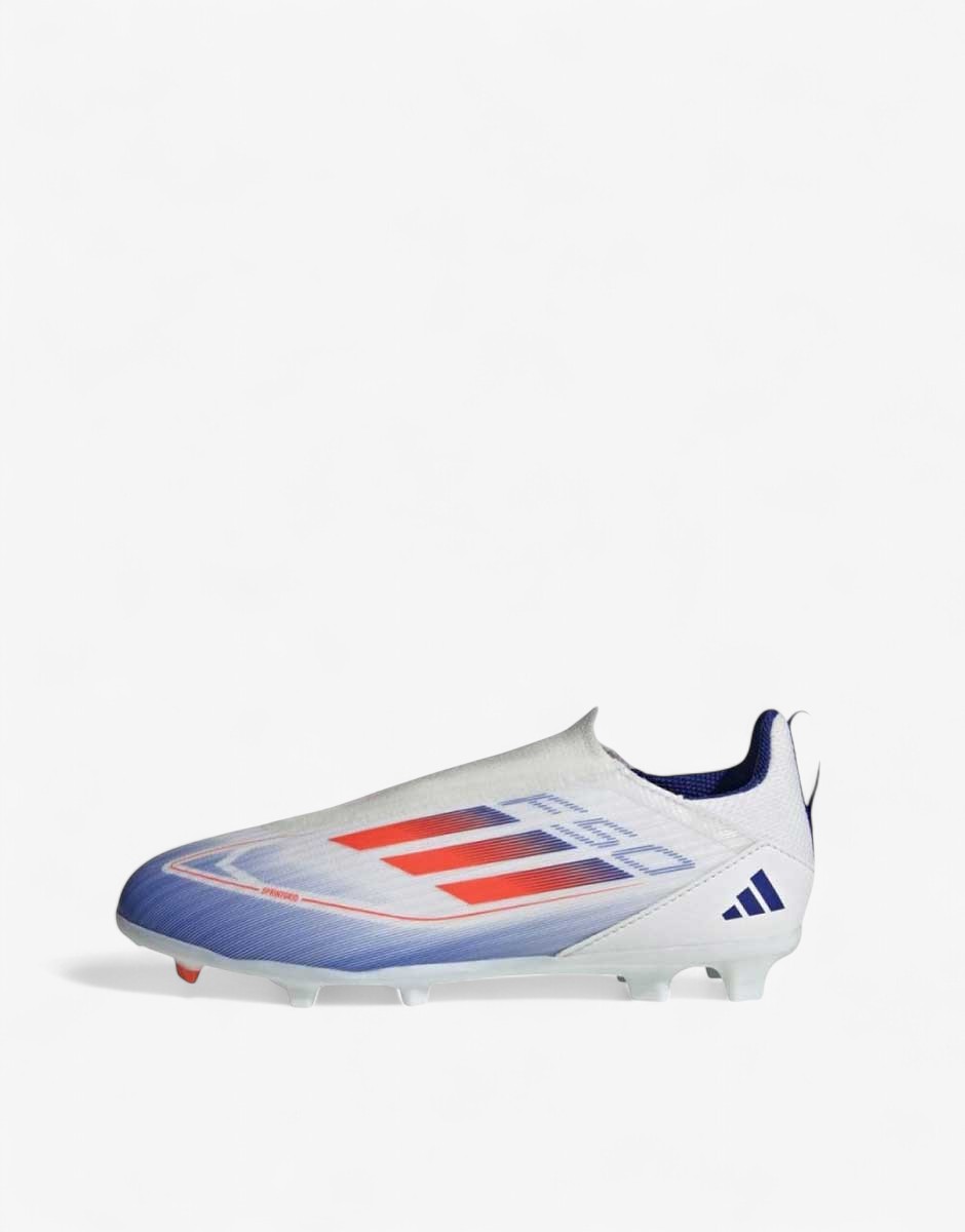ADIDAS F50 League Laceless Firm Multi-Ground Boots White