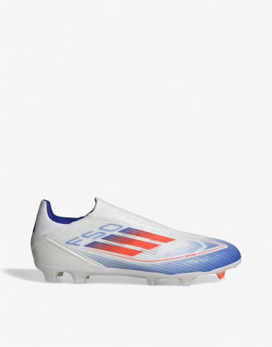 ADIDAS F50 League Laceless Firm Multi-Ground Boots White