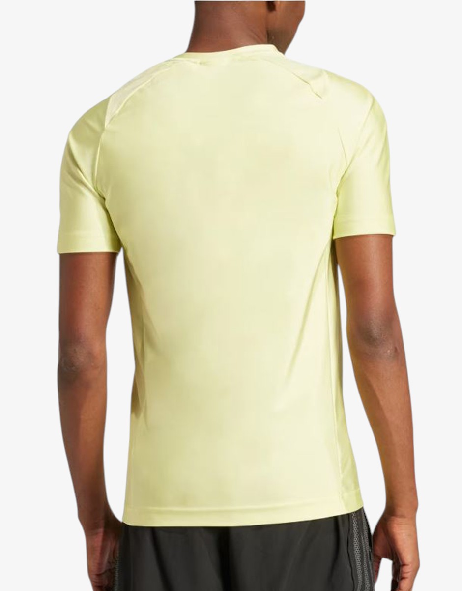 ADIDAS Fashion Cut Line Tee Yellow