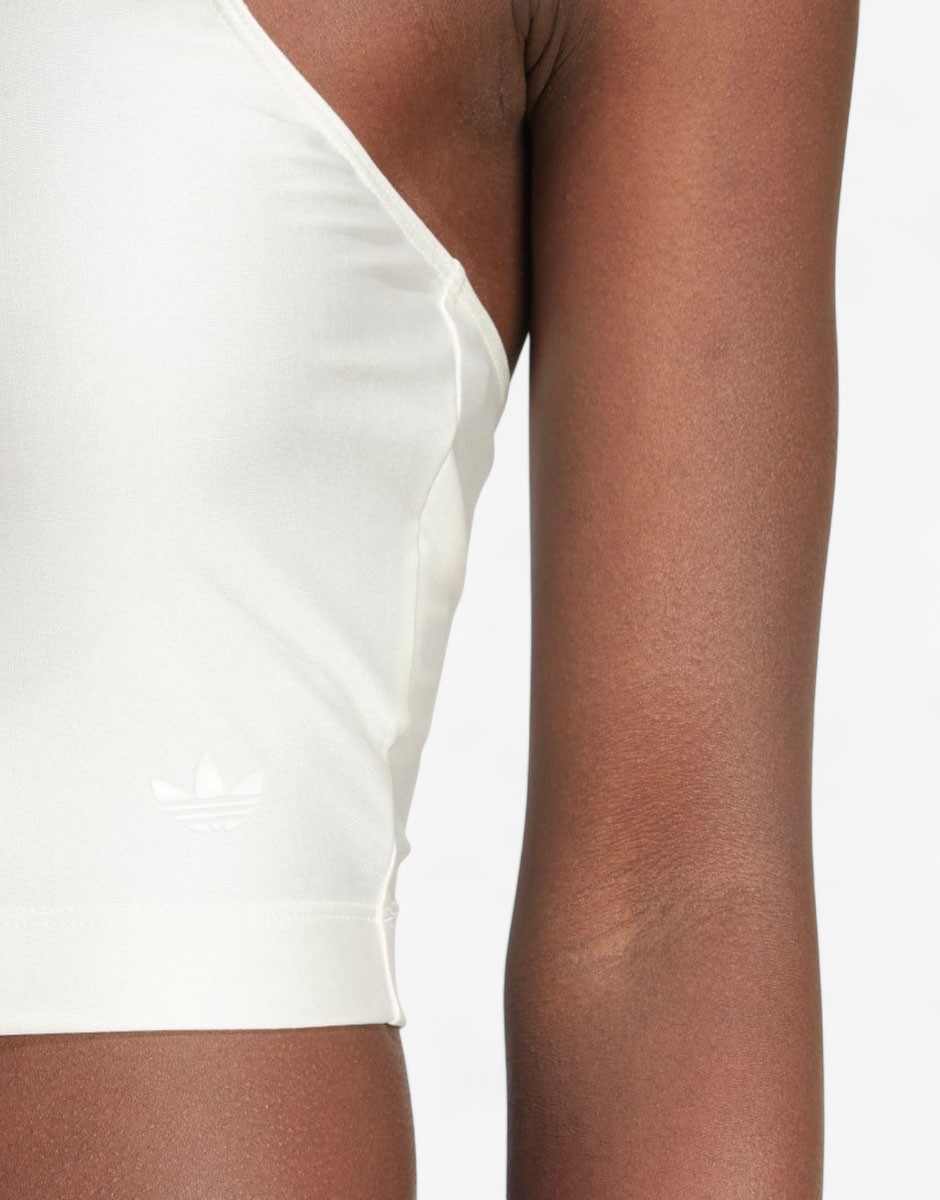 ADIDAS Fashion Cut-Out Crop Top White