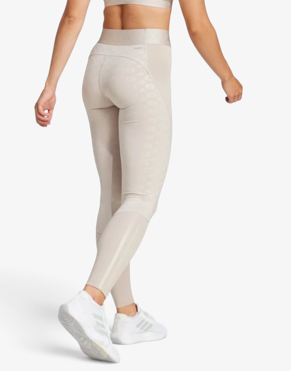 ADIDAS Hyperglam Full-Length Emboss Leggings Pink