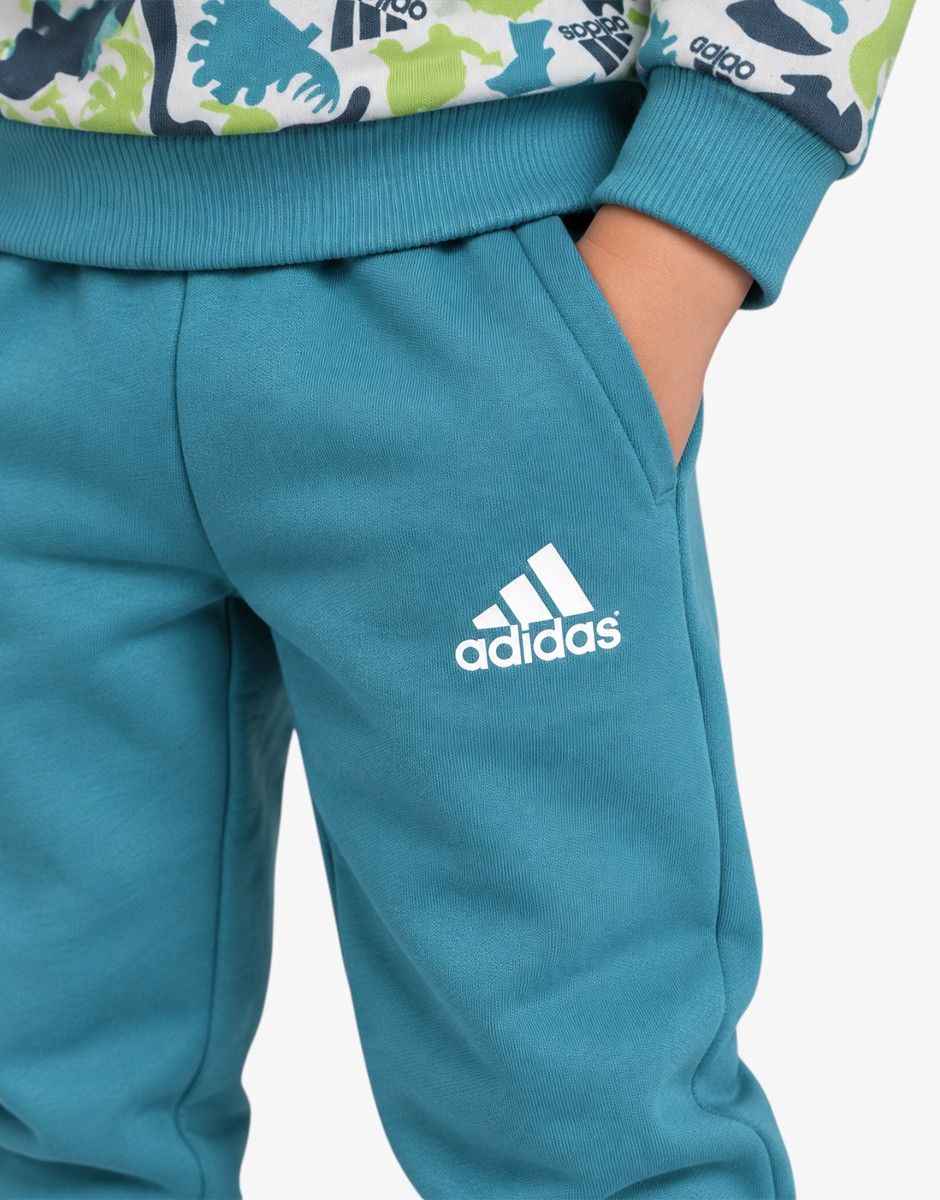 ADIDAS I Aop Ft Jog Blue/Green