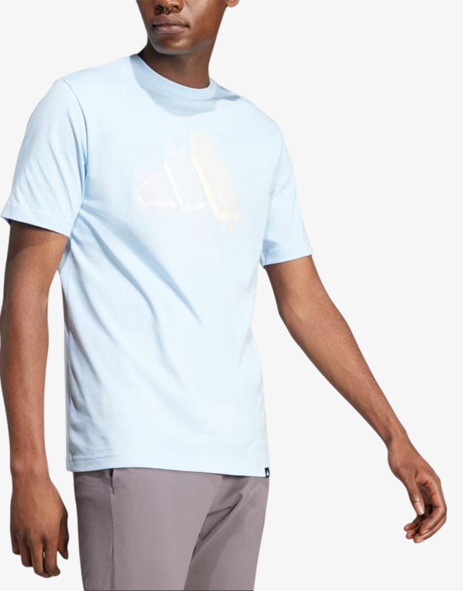 ADIDAS Lounge Ice Graphic Tee Blue