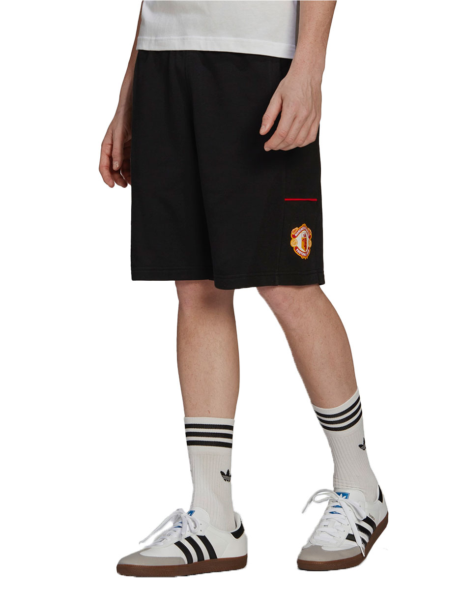 ADIDAS Manchester United French Terry Shorts Black