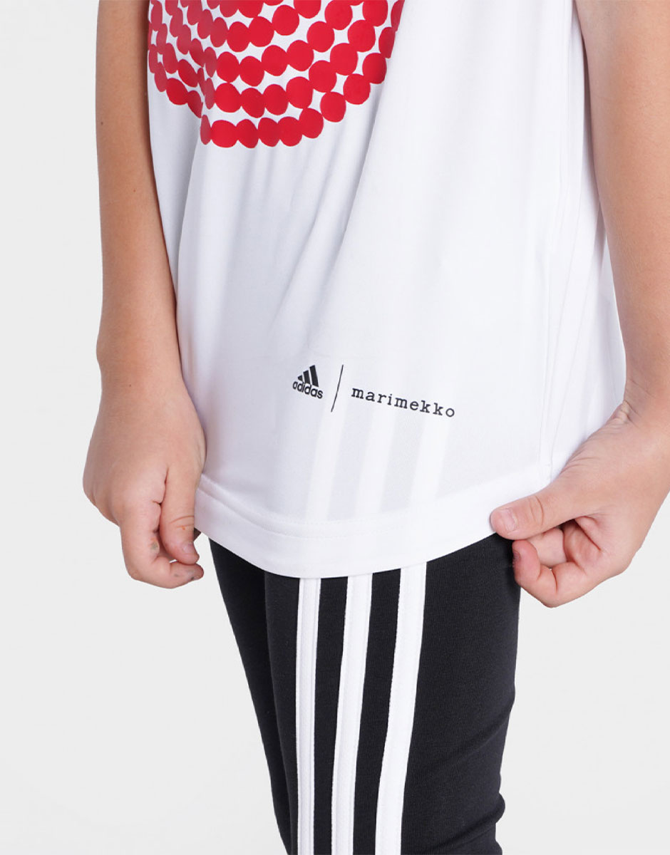 ADIDAS x Marimekko Primegreen Aeroready Graphic Tee White