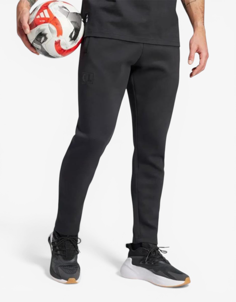 ADIDAS Olympique Lyonnais Seasonal Doubleknit Pants Black