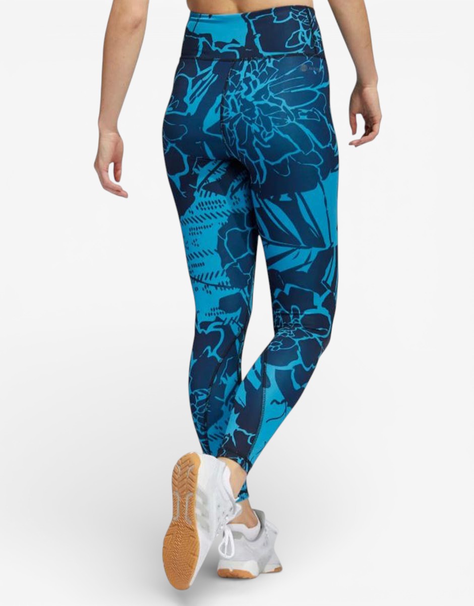 ADIDAS Optime Superher Training 7/8 Leggings Blue