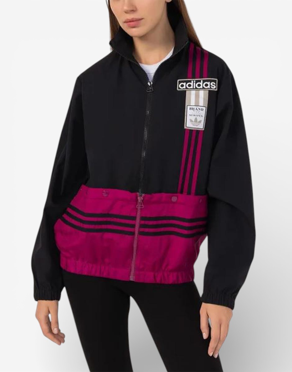 ADIDAS Originals Adibreak Windbreaker Jacket Black/Purple