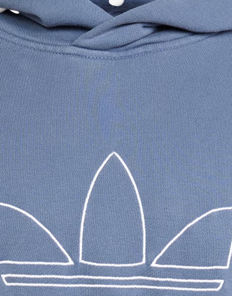 ADIDAS Originals Adicolor Outline Trefoil Hoodie Blue