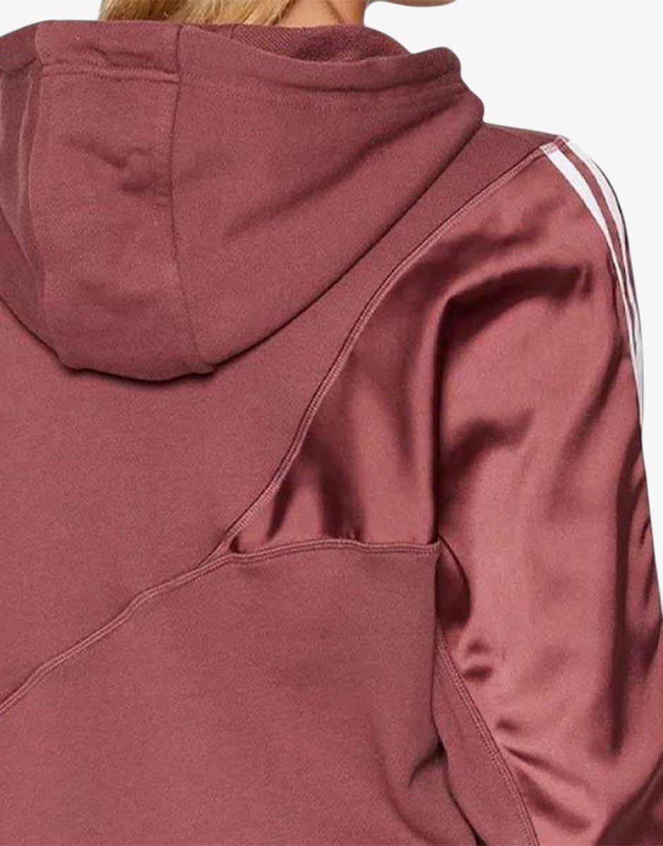 ADIDAS Originals Adicolor Split Trefoil Hoodie Dark Burgundy