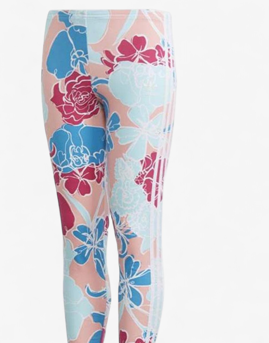 ADIDAS Originals Floral All Over Print Leggings Mulicolor