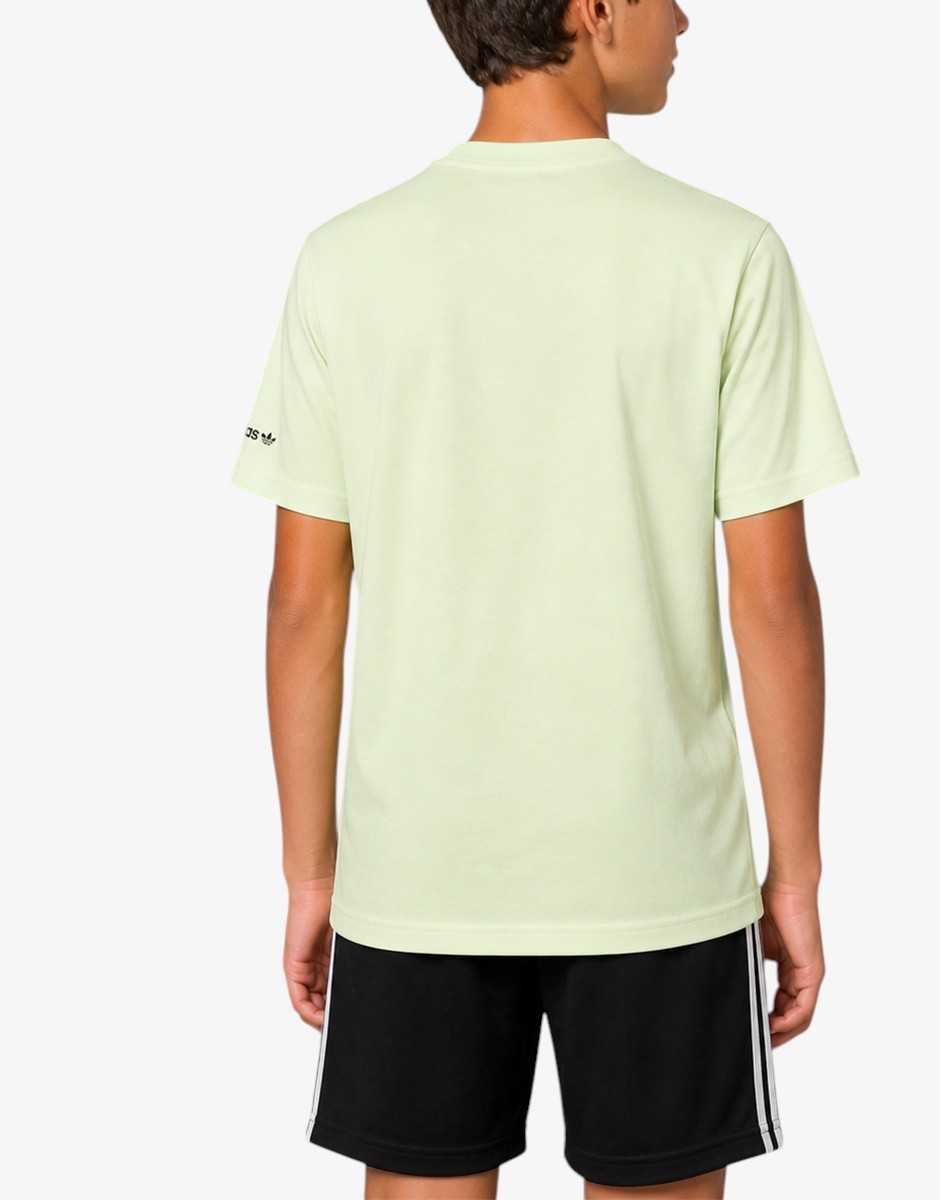 ADIDAS Originals Graphic Stoked Beach Tee Lime