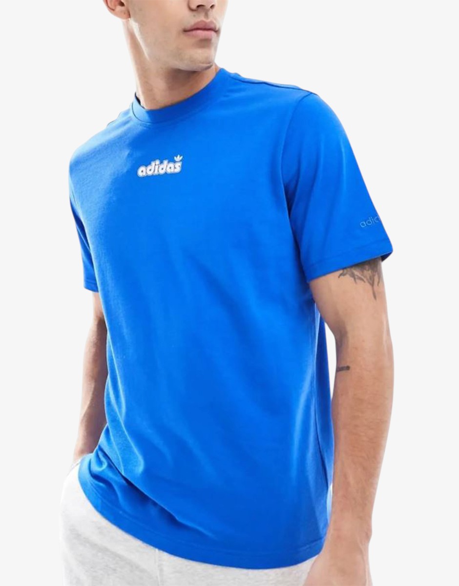 ADIDAS Originals Graphic Tee Blue · JC8380 · размер M