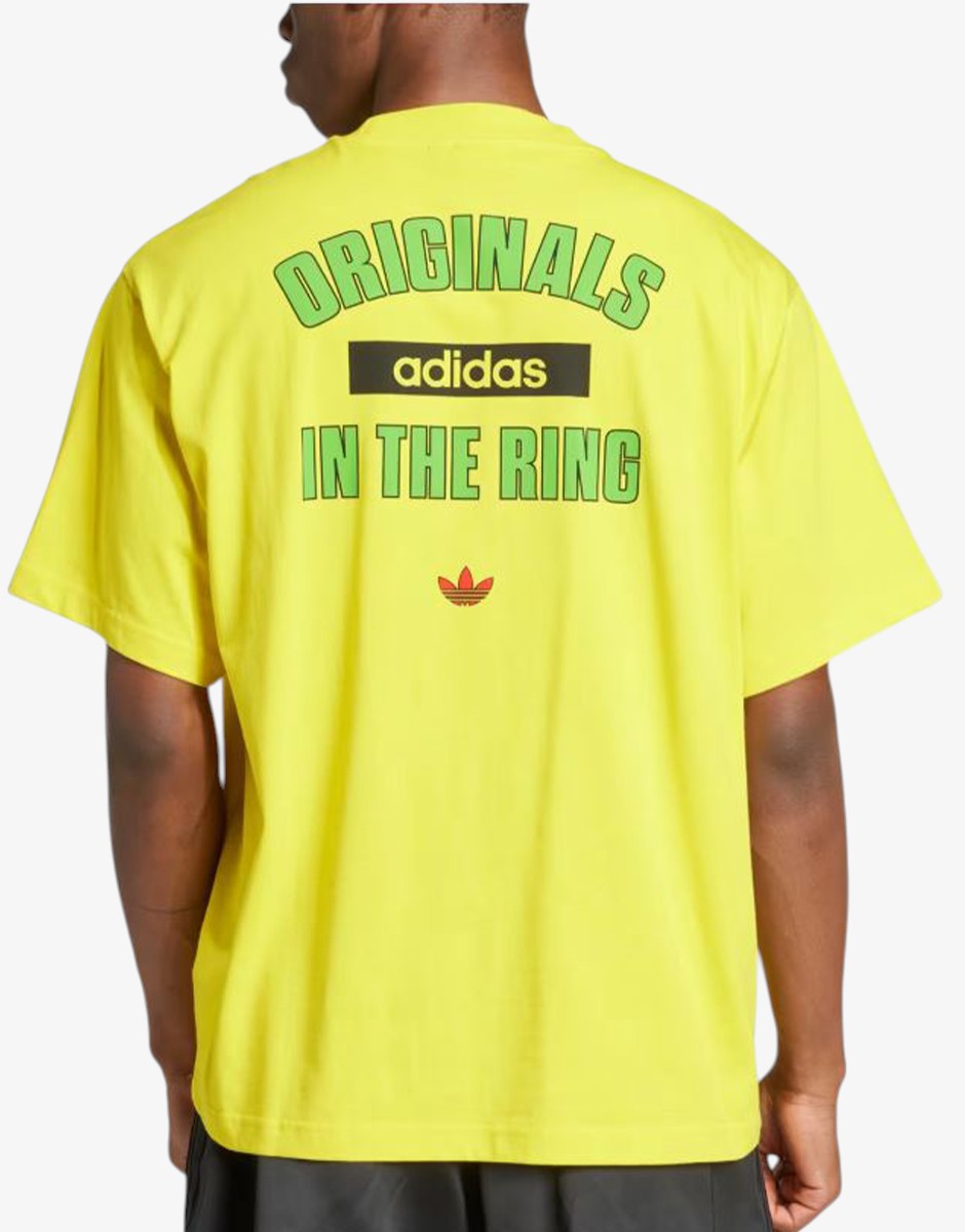 ADIDAS Originals In The Ring Graphic Tee Yellow