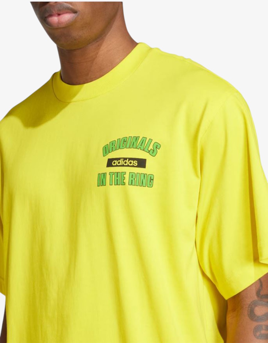 ADIDAS Originals In The Ring Graphic Tee Yellow