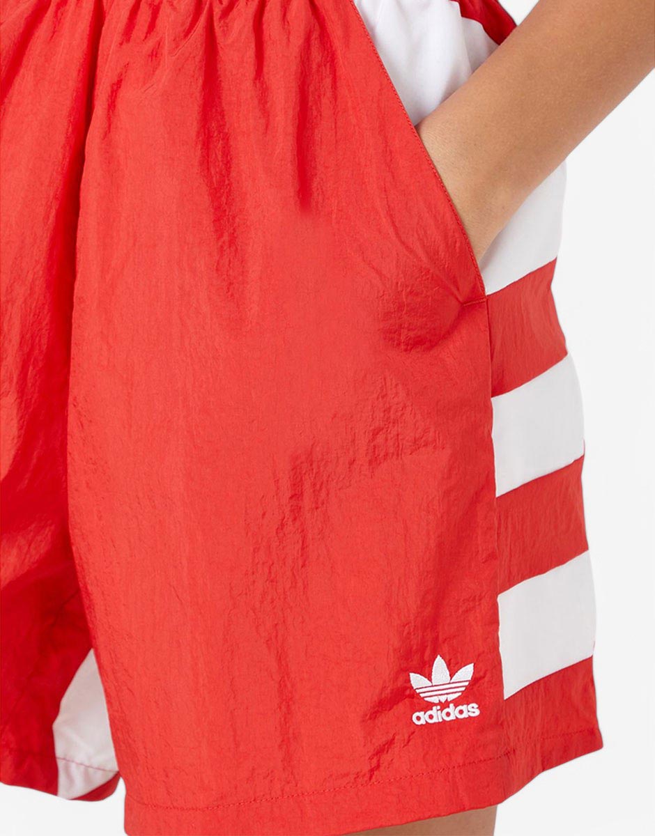ADIDAS Originals Large Logo Shorts Red/White
