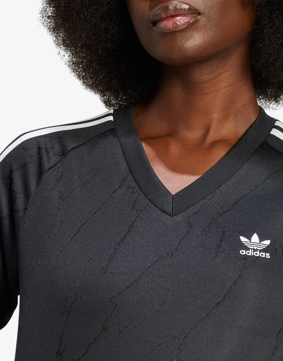 ADIDAS Originals Long Sleeve Cropped Top Black